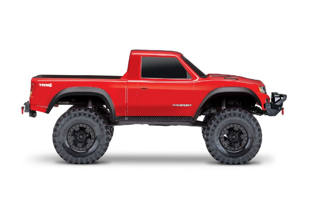 TRA82224-4RED Traxxas TRX-4 Sport, clipless body, no battery or charger - Red **Sold Separately you will need TRA2992 to run this