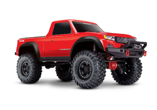 TRA82224-4RED Traxxas TRX-4 Sport, clipless body, no battery or charger - Red **Sold Separately you will need TRA2992 to run this