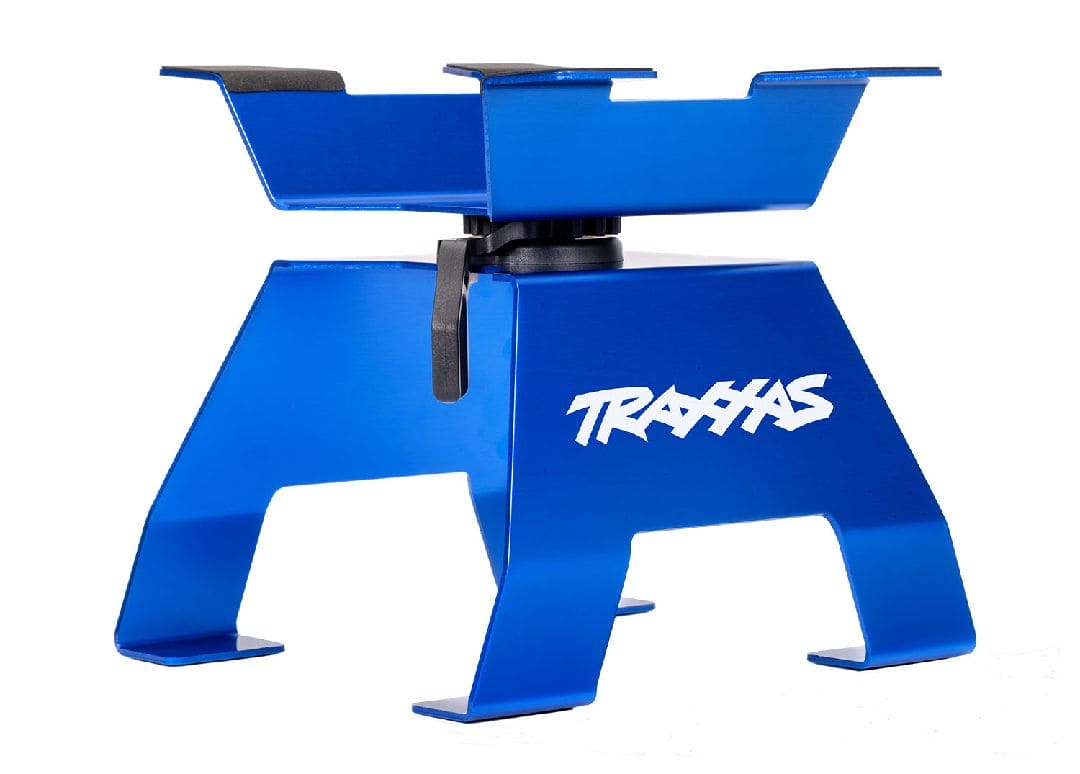 TRA8797-BLUE Traxxas X-Truck Aluminum Stand-Designed for X-Maxx & XRT