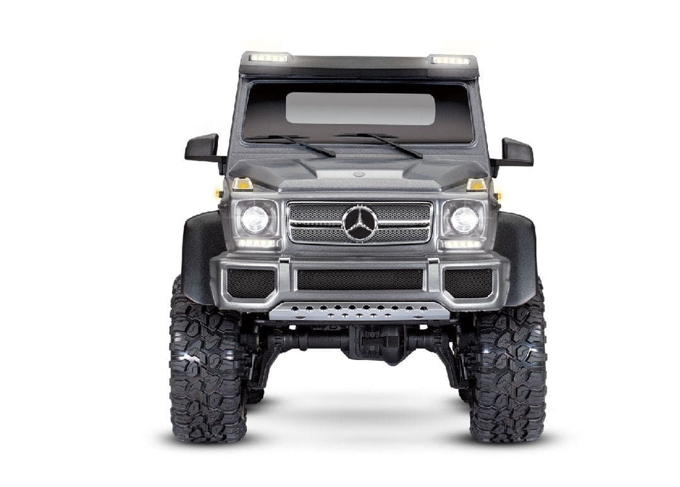 TRA88296-4SILVER Traxxas TRX-6 Mercedes Benz G63 AMG 6x6 clipless body - Silver