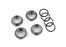 TRA8968-GRAY Traxxas Spring retainer (adjuster), gray-anodized aluminum, GT