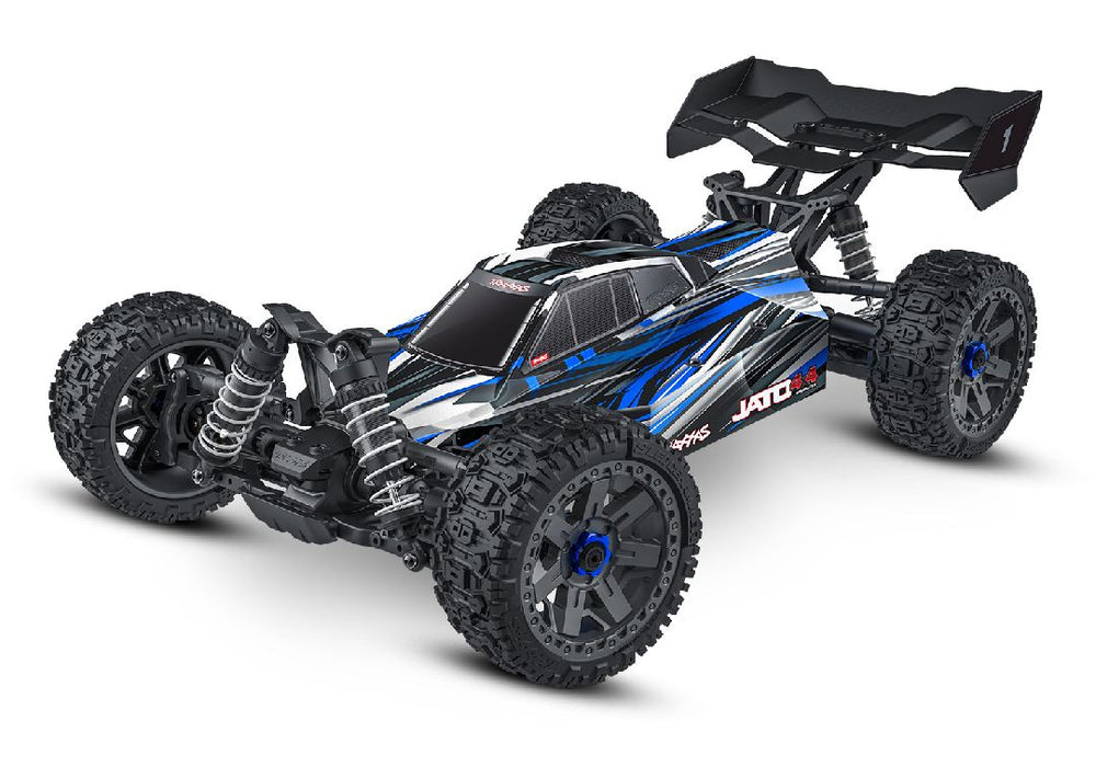 TRA90154-4BLUE Traxxas Jato 4x4 Brushless BL-2S with clipless body - Blue ***SOLD SEPARATELY you will need TRA2985 & TRA2827X to run this truck