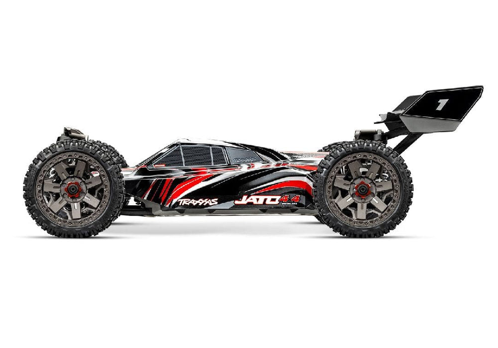 TRA90154-4RED Traxxas Jato 4x4 Brushless BL-2S with clipless body - Red ***SOLD SEPARATELY you will need TRA2985 & TRA2827X to run this truck