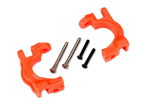 TRA9032T Traxxas Caster blocks (c-hubs), extreme heavy duty, orange