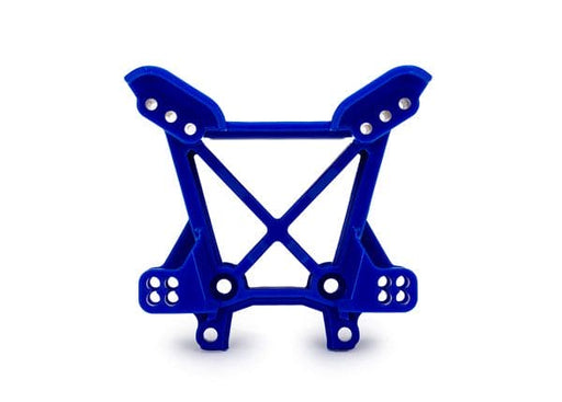 TRA9033-BLUE Traxxas Shock tower, front (blue)