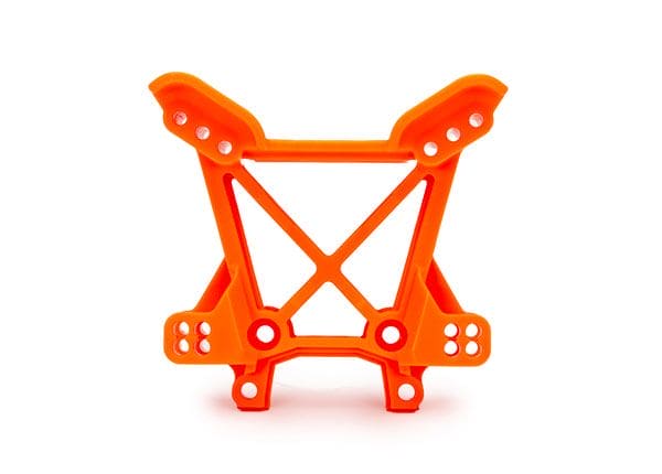 TRA9033-ORNG Traxxas Shock tower, front (orange)