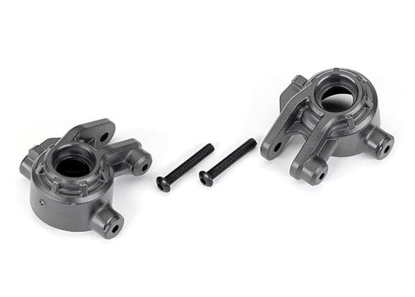 TRA9037-GRAY Traxxas Steering Blocks, Extreme Heavy Duty, Gray (L/R)