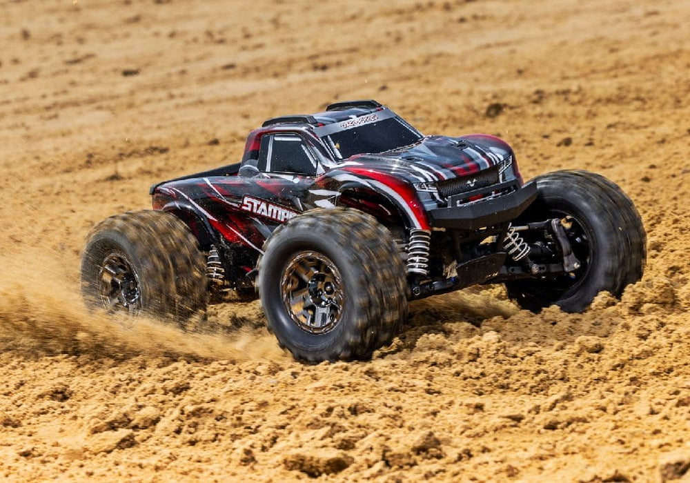 TRA90376-4RED Traxxas Stampede VXL Brushless 1/10 4X4 Monster Truck - Red **SOLD SEPARATELY AND REQUIRED ORDER PART # TRA2970-3S**