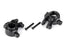 TRA9037 Traxxas Steering blocks, extreme heavy duty, black