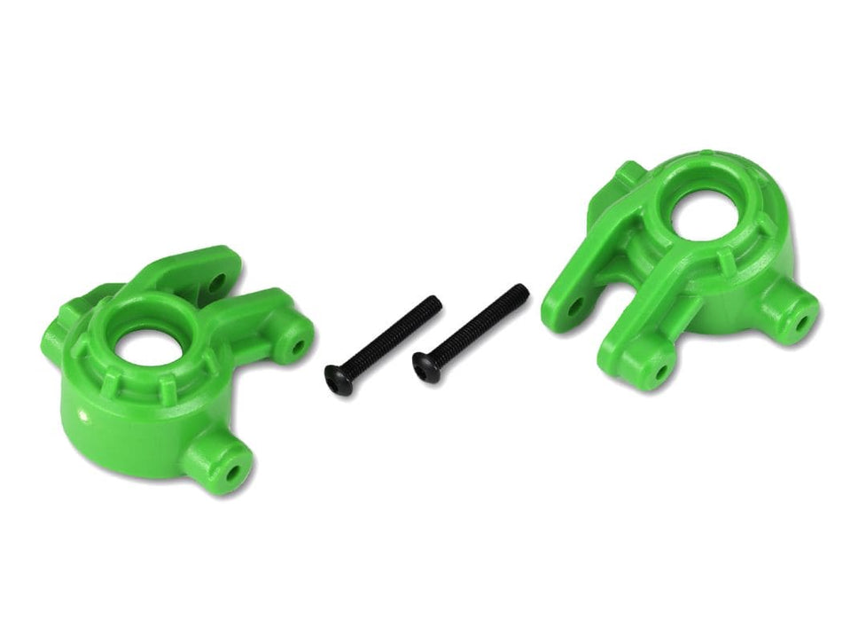 TRA9037G Traxxas Steering blocks, extreme heavy duty, green