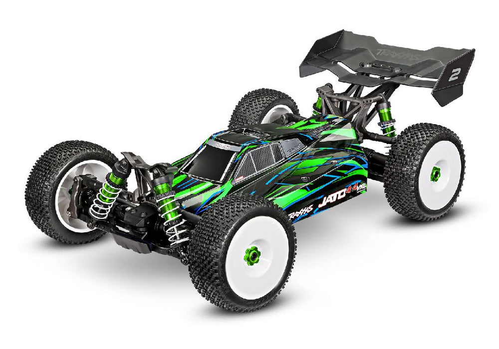 TRA90386-4GREEN Traxxas Jato 4x4 VXL 1/8 Scale w/ Clipless Body - Green