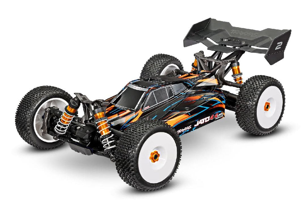 TRA90386-4ORANGE Traxxas Jato 4x4 VXL 1/8 Scale w/ Clipless Body - Orange