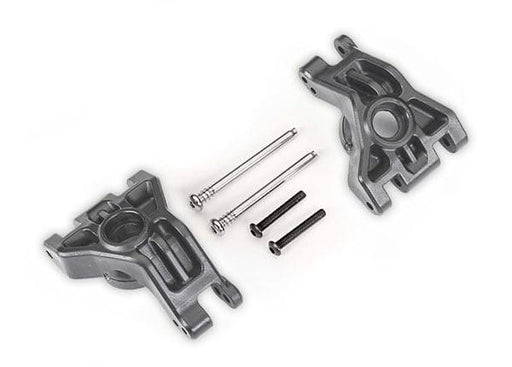TRA9050-GRAY Traxxas Carriers, Stub Axle, Rear, Extreme Heavy Duty Gray (L/R)