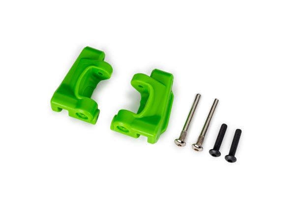 TRA9136-GRN Traxxas Caster blocks, extreme heavy duty, green(2)(#9180/9181)