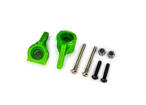 TRA9137-GRN Traxxas Steering blocks, extreme HD, green(2)(#9180/9181/9182)