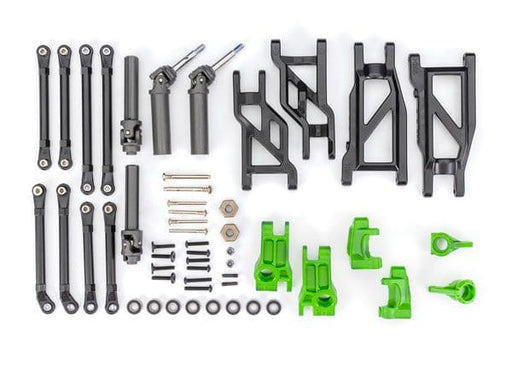 TRA9180-GRN Traxxas Upgrade Kit, HD, green (fits 2WD Rustler/Stampede)