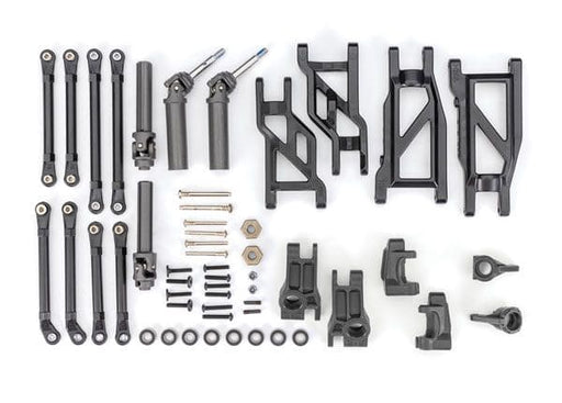 TRA9180 Traxxas Upgrade Kit, HD, black (fits 2WD Rustler/Stampede)