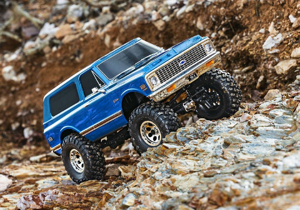 TRA92086-4BLUE Traxxas TRX-4 1972 K5 Blazer High Trail - Blue YOU will