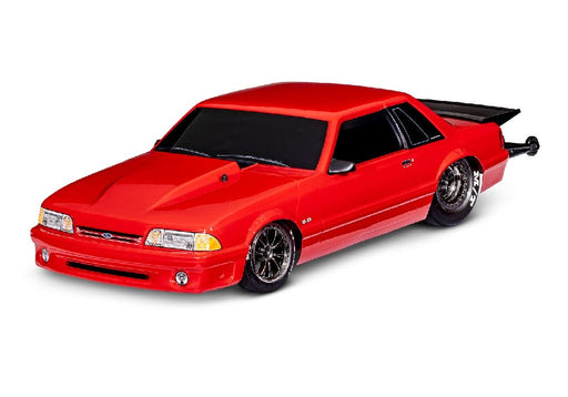 TRA94346-74RED Traxxas Ford Mustang 5.0 Drag Slash Extreme Heavy Duty - Red