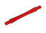 TRA9463R Traxxas Axle, Wheelie Bar, 6061-T6 Aluminum Red