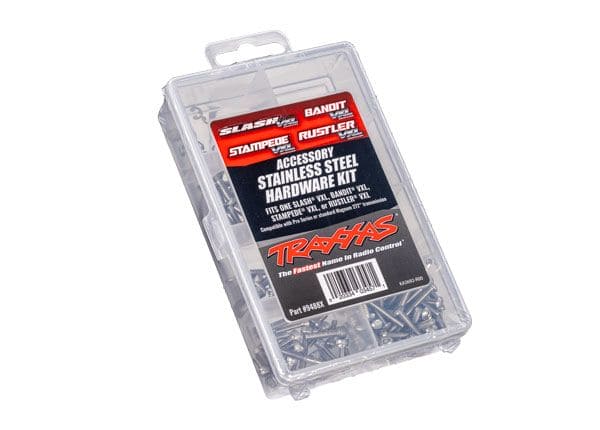 TRA9488X Traxxas Hardware kit Stainless Steel, Slash, Rustler VXL