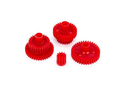 TRA9776A Traxxas Gear set, transmission (6.8:1 reduction ratio) - Red