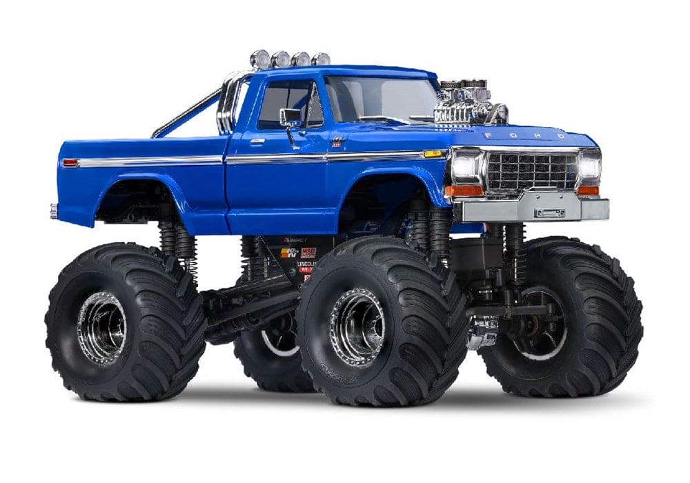 TRA98044-1BLUE Traxxas TRX-4MT F150 Monster Truck - Blue (Sold Separately extra battery please ORDER #TRA2821)