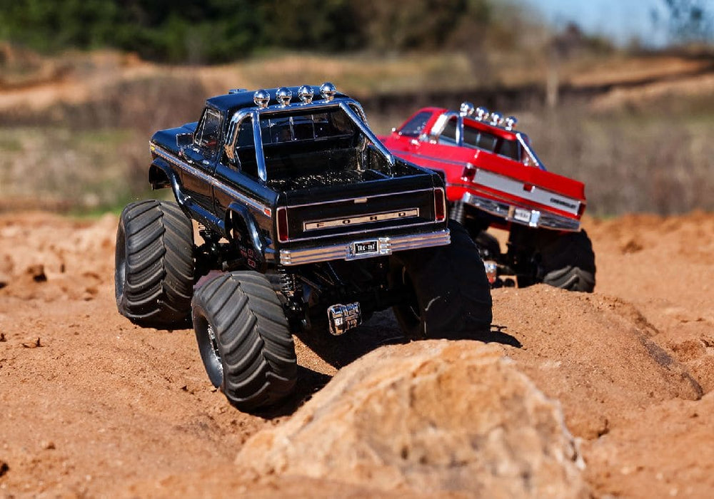 TRA98064-1BLACK Traxxas TRX-4MT K10 Monster Truck - Black (Sold Separately extra battery please ORDER #TRA2821)