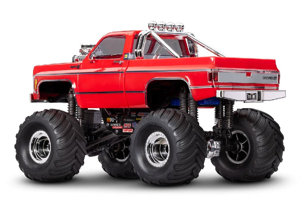 TRA98064-1RED Traxxas TRX-4MT K10 Monster Truck - Red (Sold Separately extra battery please ORDER #TRA2821)