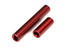 TRA9852-RED Traxxas Driveshafts, center, aluminum (red)(TRX-4M High Trail)