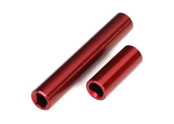 TRA9852-RED Traxxas Driveshafts, center, aluminum (red)(TRX-4M High Trail)