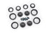 TRA9881-BLK Traxxas Wheels, 1.0?, 6061-T6 aluminum (black-anodized) (4)