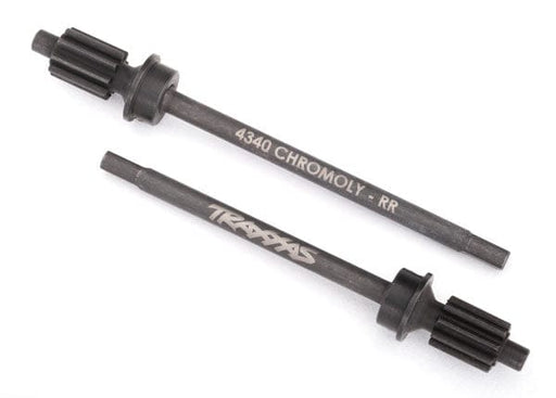 TRA8061 Traxxas Axle shaft, rear, heavy duty (left & right)/ portal drive input gear, rear (machined)