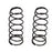 TLR243015 16mm FR Shk Spring, 4.6 Rate, Silver (2): 8B 3.0