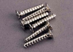 Screws, 3x15mm countersunk self-tapping (6)