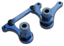TRA3743A Steering bellcranks, drag link (blue-anodized T6 aluminum)