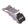 INTT3857NS TYPE II FRONT SKID PLATE, SILVER, TMX 2.5
