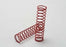 TRA4649R Springs, red (for big bore shocks) (2.5 rate) (2)