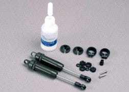 TRA4761 Shocks, X-long (hard-anodized & PTFE-coated T6 aluminum) w/o springs (rear) (2)