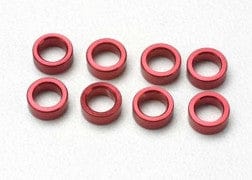 TRA5133 Spacer, pushrod (aluminum, red)