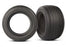 TRA5563 Tires, ribbed 2.8" (2)/ foam inserts (2)