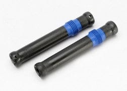 TRA5655 Half shaft set, short (plastic parts only) (internal splined half shaft/ external splined half shaft/ rubber boot) (assembled with glued boot) (2 assemblies)