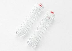 TRA5859 Springs, rear (white) (progressive rate) (2)