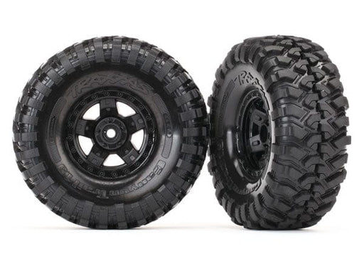 TRA8179 Traxxas Tires and wheels, assembled, glued (TRX-4 Sport wheels,