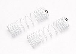 TRA6858 Springs, rear (white) (progressive rate) (2)