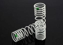 TRA6866 Springs, rear (progressive, -10% rate, green) (2)