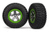 TRA6876 Tires & wheels, assembled, glued