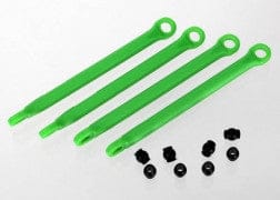 TRA7118G Push rod (molded composite) (green) (4)/ hollow balls (8)