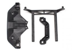 TRA7415X Body mounts, front & rear/ body post, rear (1).