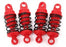 TRA7560 Shocks, oil-less (assembled with springs) (4)